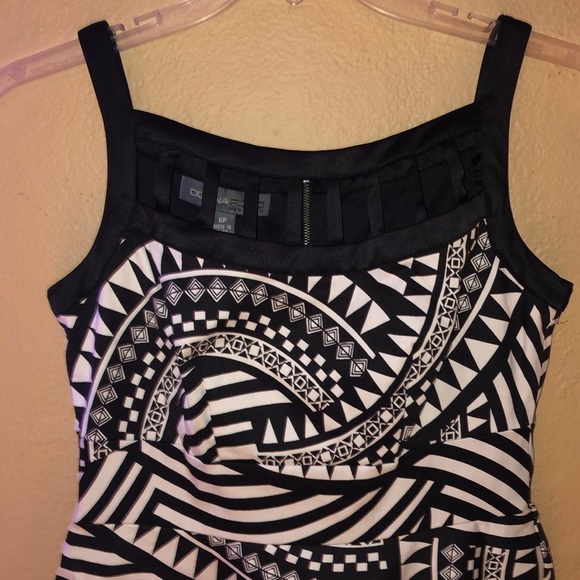 Donna Ricco Sleeveless Black & White Dress - Picture 2 of 6